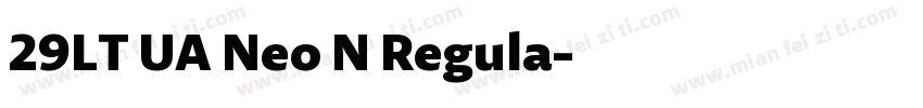 29LT UA Neo N Regula字体转换